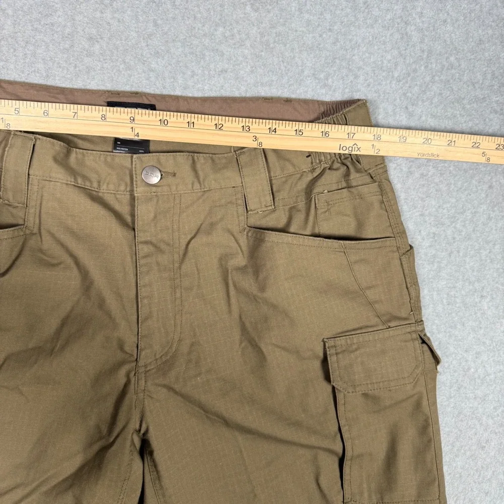CQR Mens Tactical Cargo Shorts Coyote Brown Ripstop Work Hiking 36x10 Gorpcore